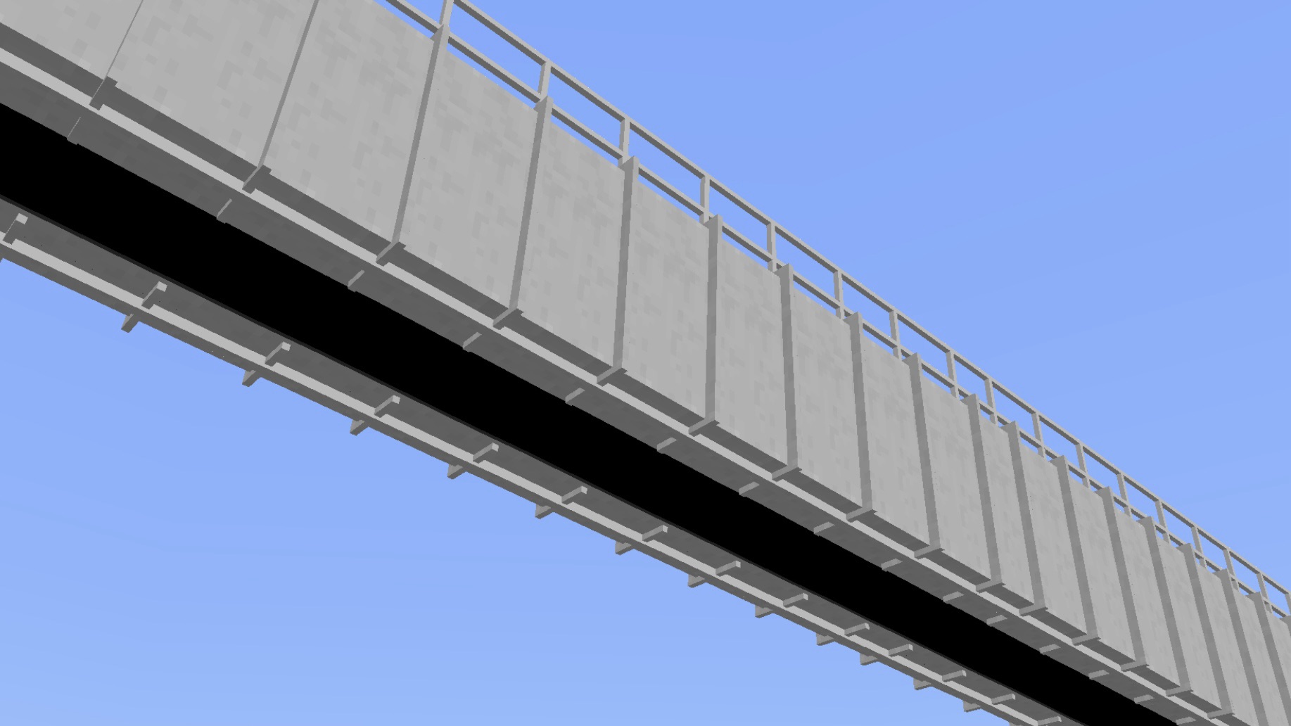 懸垂モノレール用の軌道（レール）です。MTC2の懸垂モノレールに対応しています。