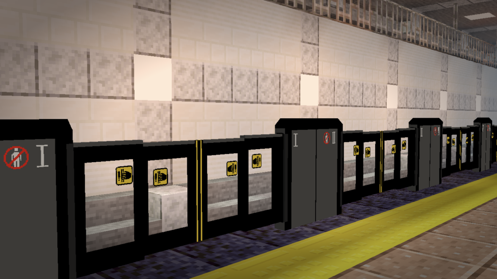 マイクラ鉄道アドオンの必須アイテムであるホームドアアドオン。